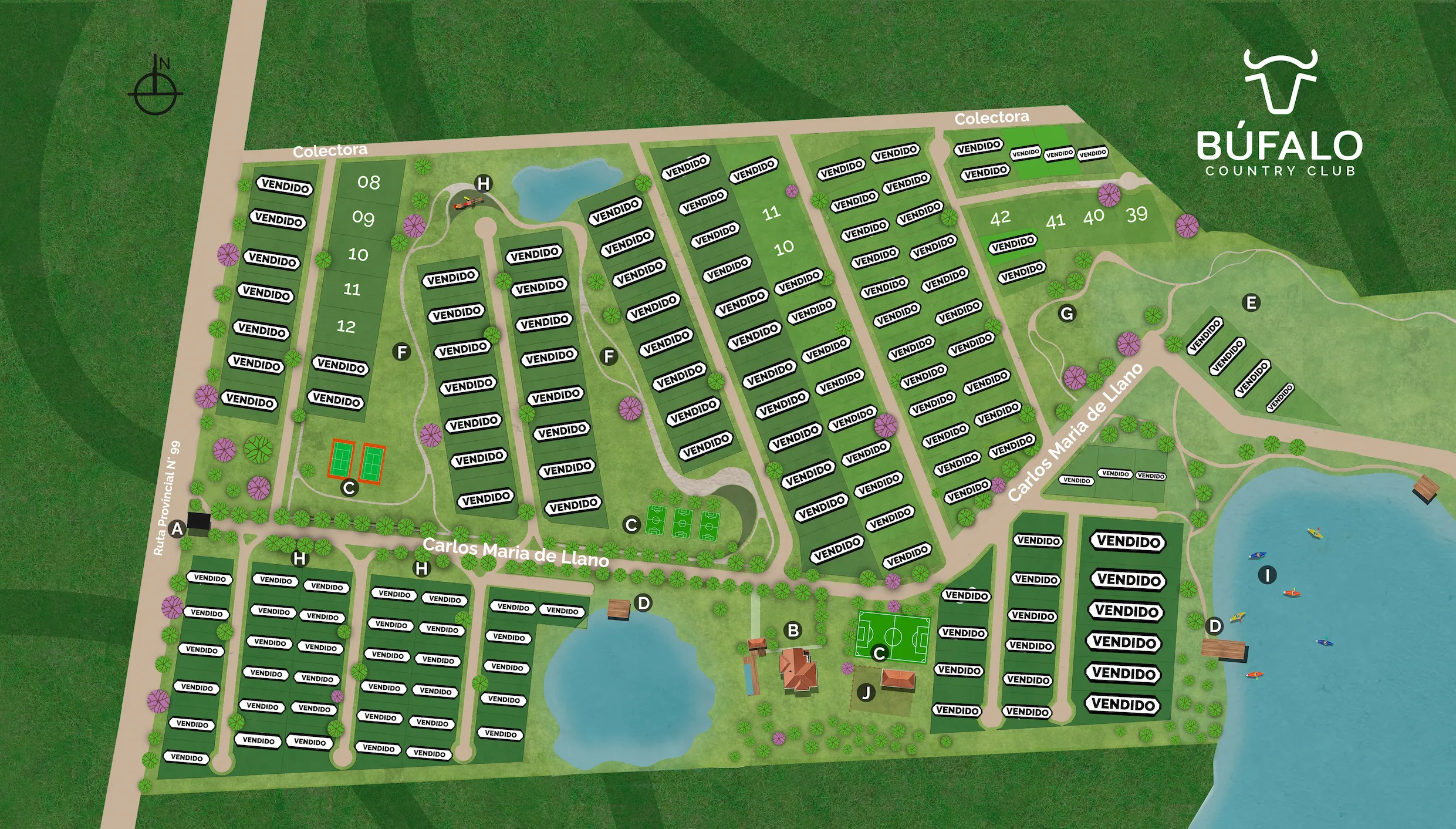 Masterplan - Lotes Disponibles